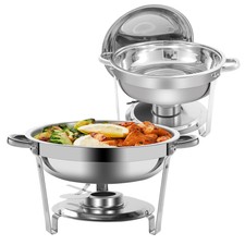 5QT Round chafing dishes for buffet stainless steel chafer 2/4/6/8 PACK  picture