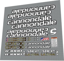 2004 Cannondale CAAD7 R3000 Optimo Blue Frame DECAL SET picture