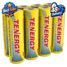 Tenergy Solla Rechargeable NiMH AA Batteries 1300mAh - 8 Pack picture