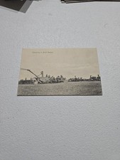  Threshing Scene Near Bismarck, North Dakota  Rppc picture