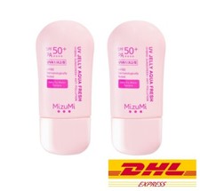 2 x MizuMi UV Jelly Aqua Fresh SPF50+ PA++++ Jelly to Water Hybrid Sunscreen 40g picture