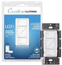 Lutron Caseta Smart Home Lighting Dimmer - PD-6WCL-WH-R - New - Low Shipping $ picture