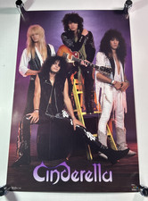 1988 Vintage Cinderella Poster 22” x 33.5” “Cinderella III” Funky picture