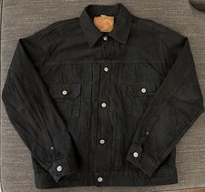Sugar Cane Denim Jacket, Black, SC14601, 13 oz, selvedge 1953 Type II  picture
