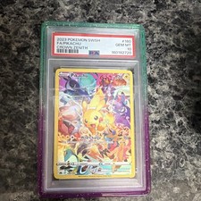 Pokemon Pikachu PSA 10 160/159 Crown Zenith Secret Rare Holo Full Art Eng 2023 picture