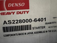 New 12V Starter Fits Hyster H-80XL 1000-4 Dsl 1996-06 228000-6401 2807043 20906M picture