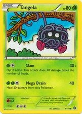 Tangela - 1/114 - Common (Near Mint) Steam Siege - Grass Pokémon picture