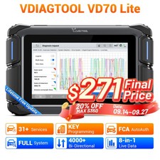 VDIAGTOOL VD70Lite Car OBD2 Scanner Full System Bidirectional Scan Tool AUTO VIN picture