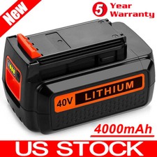 40V 4.0Ah LBX2040 for Black and Decker 40 Volt Lithium Battery LBXR36 LBX1540 US picture