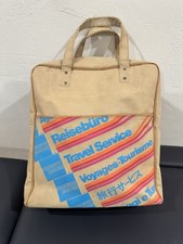 Vintage American Express Canvas Travel Bag 1970s colorful travel collectible picture