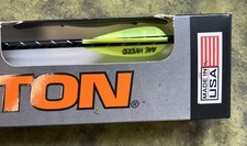 Easton 5MM FMJ Match Grade Arrows 300 Spine 32in yellow AAE Hybrid 26 picture