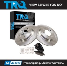 TRQ Rear Brake Pad & Rotor Kit Ceramic Fits 2021-2023 Hyundai Elantra picture