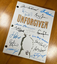 Unforgiven Script Signed- Autograph Reprints- 130 Pages- Clint Eastwood picture