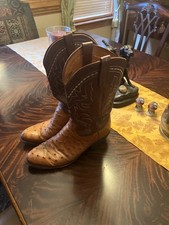 Lucchese 1883 Mens Boots Ostrich 11 D picture