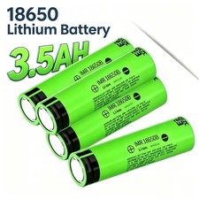 4 Pcs Rechargeable Battery 3.7V 3500mah Capacity High Quality Flat Top Battery picture