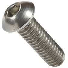 M5-0.80 x 12MM Button Head Socket Cap Screws ISO 7380 Stainless Steel Qty 50 Pcs picture