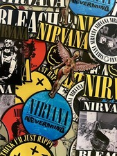 Nirvana Sticker Pack, Grunge Rock Sticker Pack picture