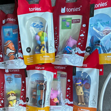 tonies Toniebox Audio Character Figures Lot of 8 Assorted Disney, Ages 3+ picture
