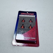 Traxxas Part #3767T:  Shock caps, (orange-anodized) (4) (fits all Ultra Shocks) picture