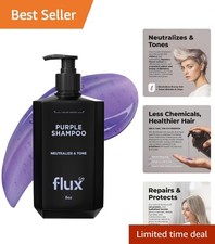 Hydrating Purple Shampoo for Color-Treated Hair - Anti-Brass Solution - 8 Oz picture