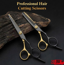 Professional Hair Cutting Scissors Thinning Shears Barber Salon Stainless steel picture