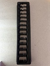 nib snap-on 1/2 dr 6pt metric flank drive xtra FDX shallow socket set 12-24mm picture