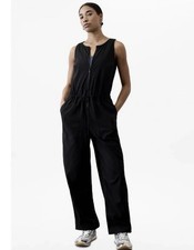 NWT Athleta Flex Jumpsuit Black Size Small S picture