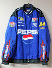 New NASCAR #24 Jeff Gordon PEPSI Blue twill cotton jacket men's XXL picture