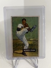 1951 Bowman - Warren Spahn #134 Boston Braves picture