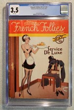 French Follies #4 May 1930 - Pinup Magazine - CGC 3.5 VG-   WHITE Pages picture