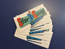 10 Vintage Steve & Garry Loop AM 1000 Radio Chicago stickers Dahl Meier Mint picture