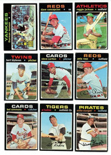 1971 Topps Baseball You Pick 500-750 Price based Upon Condition picture