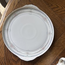 EXCEPTIONALLY RARE Noritake 7293 Rothschild Handled Cake Plate picture