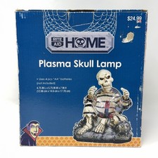 Rite Aid Home Plasma Skull Lamp Halloween Decor Late 1990s Early 2000s Brand New picture
