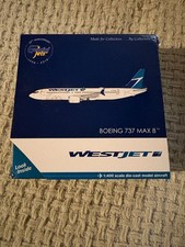 1/400 Gemini Jets Diecast Westjet Boeing 737 Max 8  picture