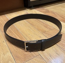 Domenico Caraceni Milano Italy Genuine Leather Belt Brown 85/100 Size 32/33 picture