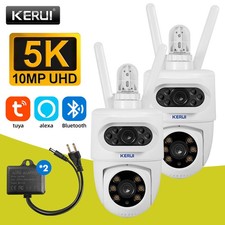2x Dual Lens Security Camera TUYA APP WiFi IP PTZ Home 10MP HD Outdoor CCTV Cam picture