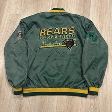 Vintage Campri Baylor Bears Bomber Jacket Mens XL 90s University Basketball picture