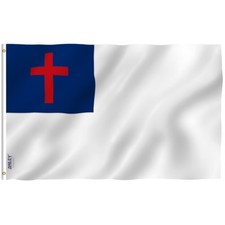 Anley Fly Breeze 3x5 Foot Christian Flag - Religious Flags Polyester picture