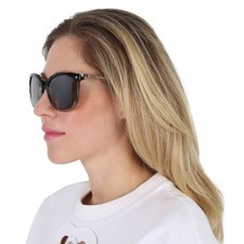 Guess Factory Smoke Mirror Cat Eye Ladies Sunglasses GF0302 05C 60 picture