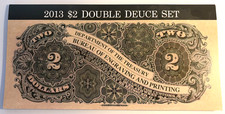 2013 $2 Double Deuce Set, Uncirculated Matching Serial Numbers, US BEP picture
