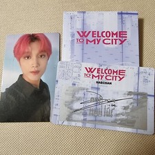 NCT127  WELCOME TO MY CITY SCRATCH SIGN PHOTOCARD A SET IN SEOUL - HAECHAN picture