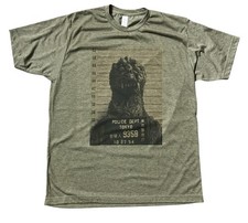 Godzilla Mugshot Retro Vintage T-Shirt  Soft Style Gift  Idea Graphic Design picture