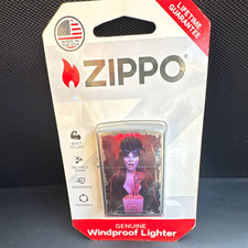 Zippo Genuine Windproof Lighter Elvira Mistress of the Dark Popcorn Design picture