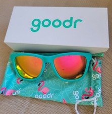 Goodr OG Sunglasses: YOU RIDE YOU CREW - Teal Turquoise - New in Box picture