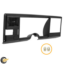 Black Gauge Cluster Dash Bezel Trim For 1988-94 Chevy GMC C/K Truck C1500 K1500 picture
