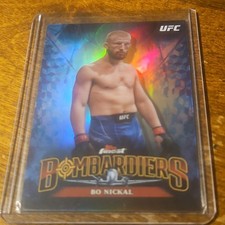 Bo Nickal 2024 Topps Finest UFC  Bombardiers SSP Insert picture