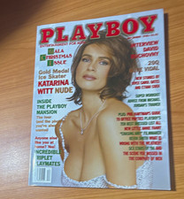 Playboy Magazine December 2002 Illustrated Christmas Issue Katarina Witt picture