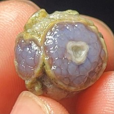4G Natural Mongolia Gobi Agate Eyes Agate Stone Healing Crystal Gift L6919 picture