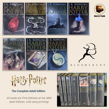 Harry Potter Complete Collection Books 1-7, Bloomsbury, Adult 1st Ed, Hardcover picture